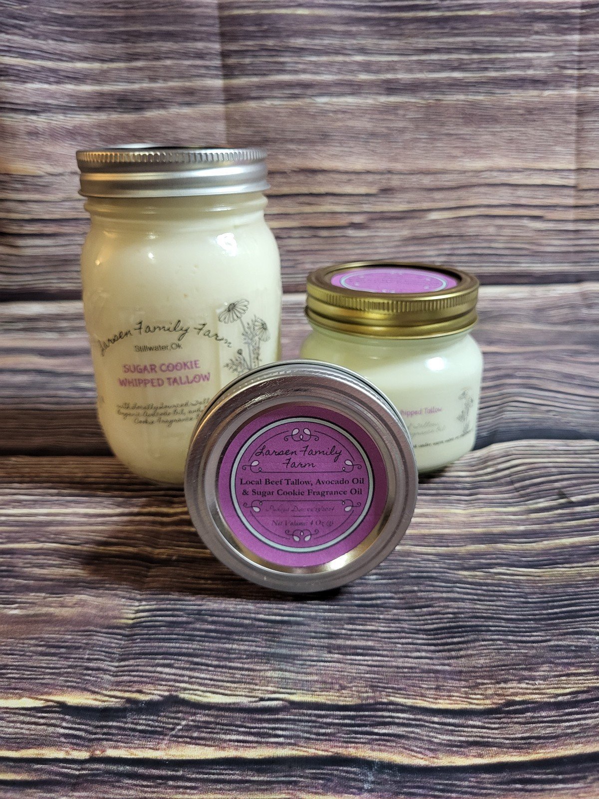 Larsen Family Farms Sugar Cookie Whipped Tallow Body Butter