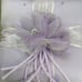 New darice wedding guest book pen ring pillow Lilac purple flower floral