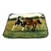 Horse Throw Blanket Plush Fleece Persis Clayton Weirs Northwest Company Vintage
