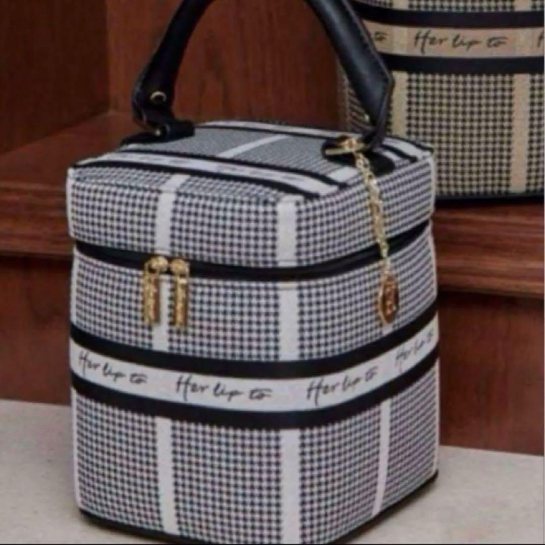 Herlipto Jacquard Vanity Bag（Her lip to ♡ Jacquard Vanity
