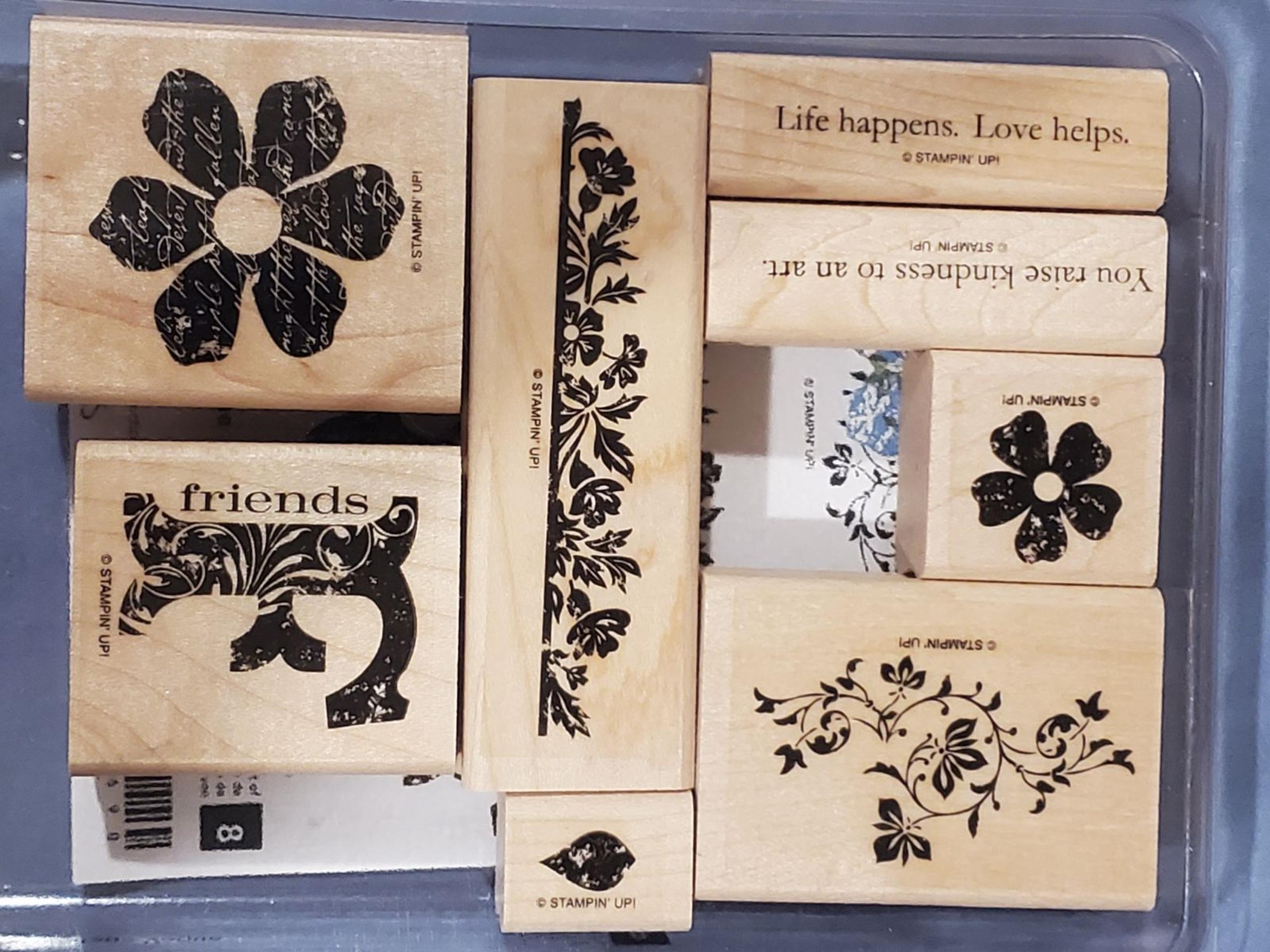 Stampin Up! Wood Set, Vintage Vogue