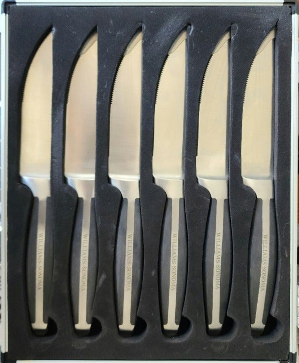 Set of 6 - Willams Sonoma Steak Knives