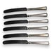 Alvin Silmet Vintage Set Of 6 Silver Plated Kitchen Dinner Butter Knives - 9”