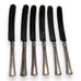 Alvin Silmet Vintage Set Of 6 Silver Plated Kitchen Dinner Butter Knives - 9”