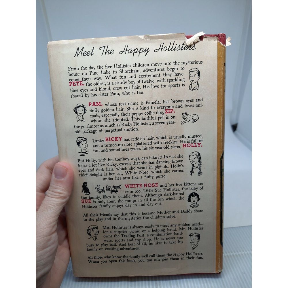 The Happy Hollisters and the Mystery of the Mexican Idol by Jerry West - detail