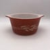 Vintage Pyrex Bowls Set of 3- Wheat Leaf Pattern 475 B, 474 B, 473 B