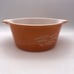 Vintage Pyrex Bowls Set of 3- Wheat Leaf Pattern 475 B, 474 B, 473 B