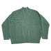 Preswick & Moore Pullover Sweater 1X Womens Green Knitted Mock Neck Long Sleeve