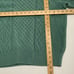 Preswick & Moore Pullover Sweater 1X Womens Green Knitted Mock Neck Long Sleeve