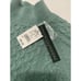 Preswick & Moore Pullover Sweater 1X Womens Green Knitted Mock Neck Long Sleeve