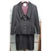 Mackie By Bob Mackie Vintage 80s Quilted Black Formal Jacket Skirt Suit Size 12