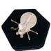 Vintage 1940s Laton Mexico Sterling Silver 925 Huge Spider Brooch Halloween Fall
