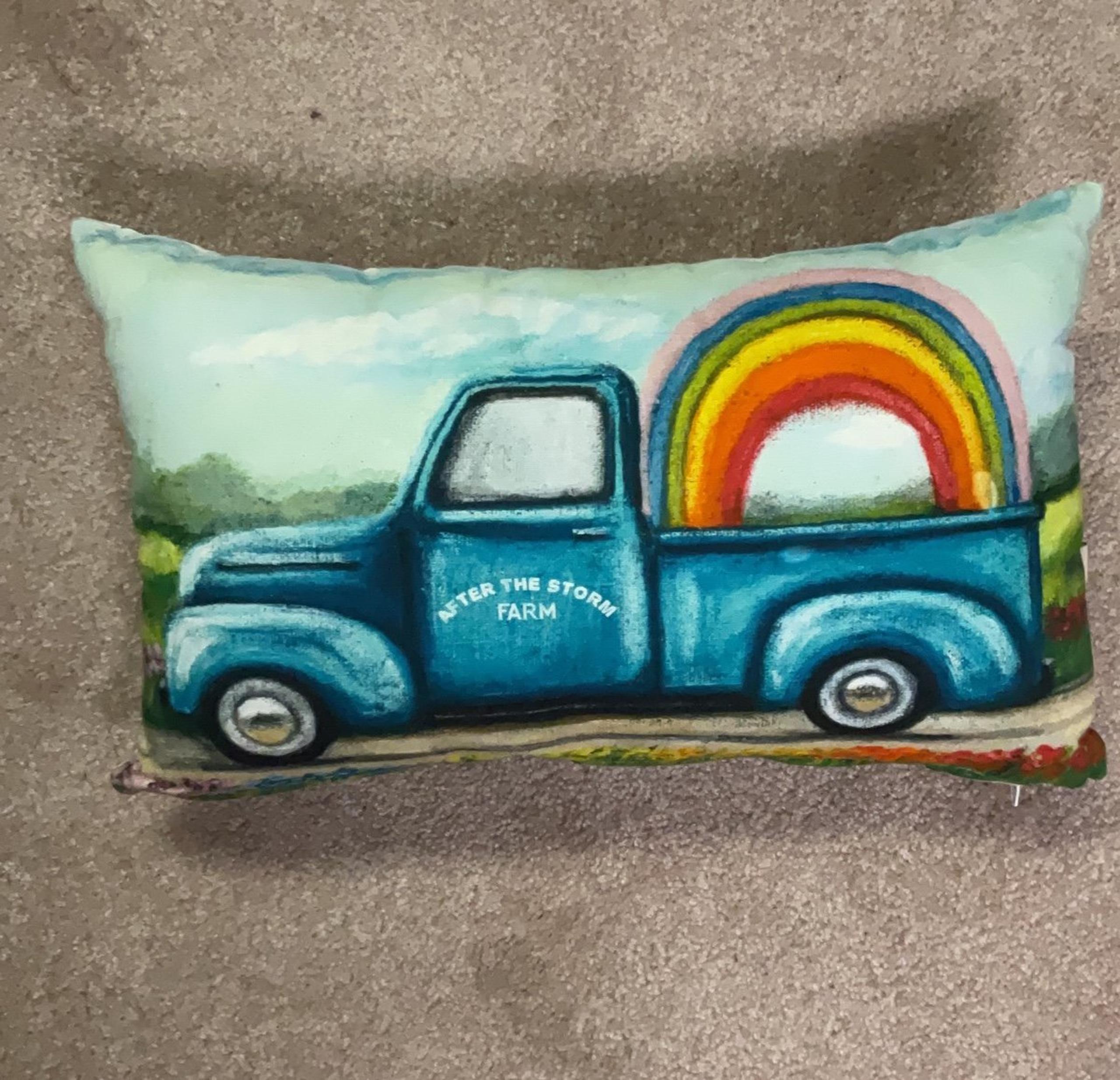 Country throw pillow