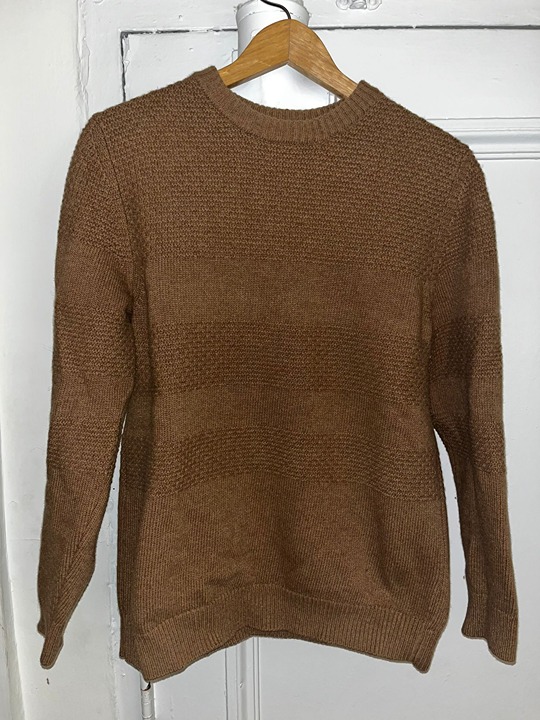 Men's Octobre Editions camel (orange) wool sweater size L