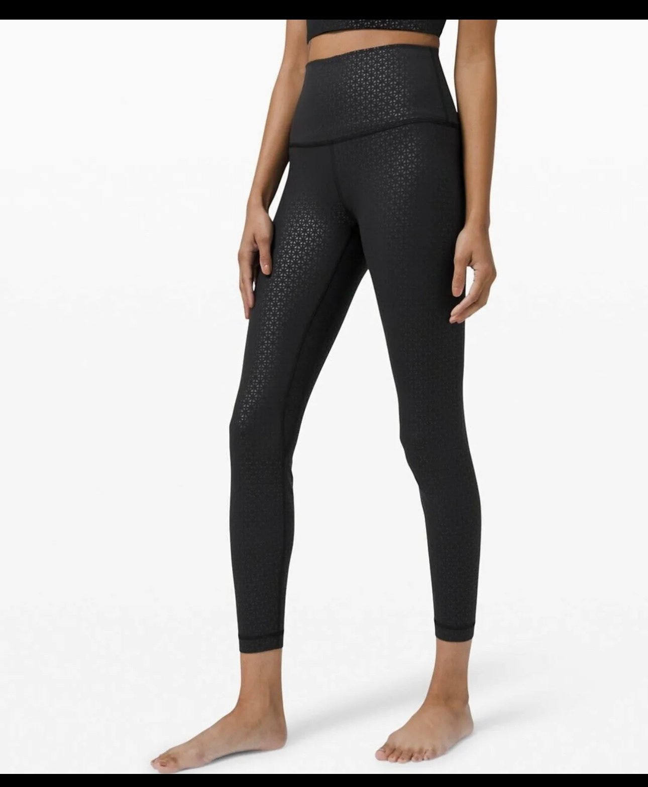 Lululemon align high-rise 28” Sz6 Diverge Emboss NWOT