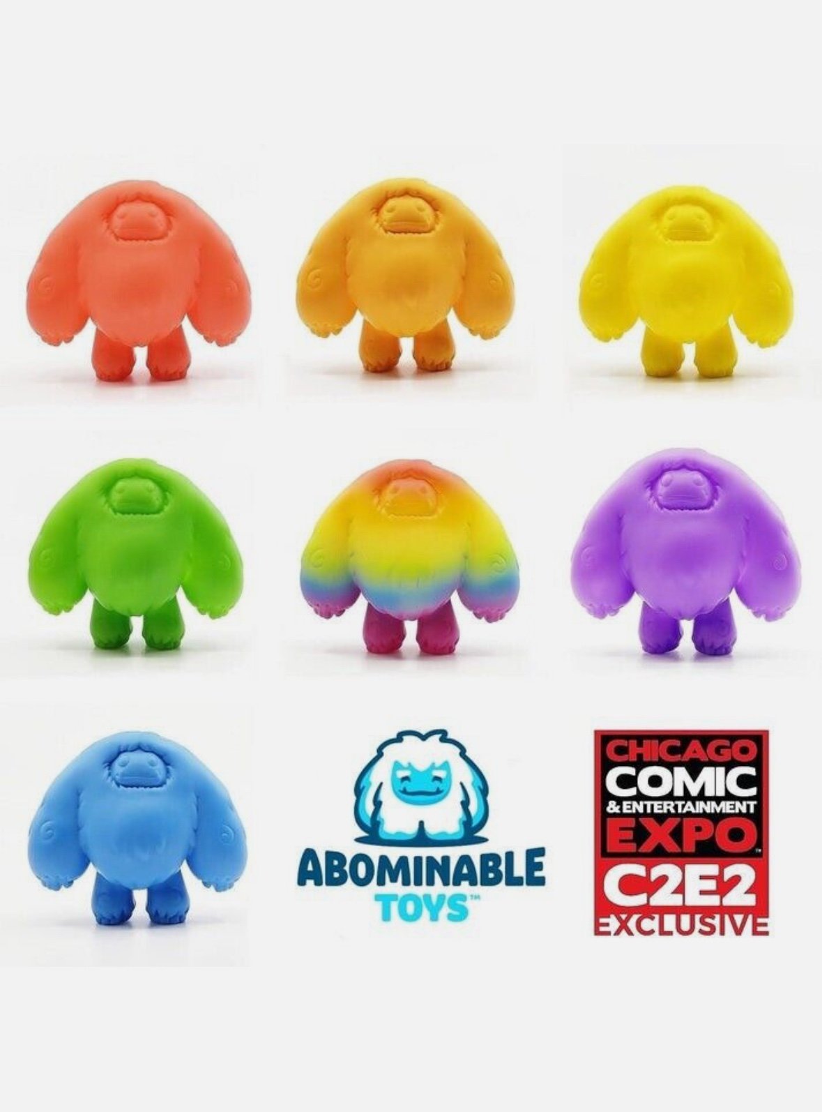 Abominable Toys Gumball Mini Chomps Full Set with Rainbow Hyper Rare and Token
