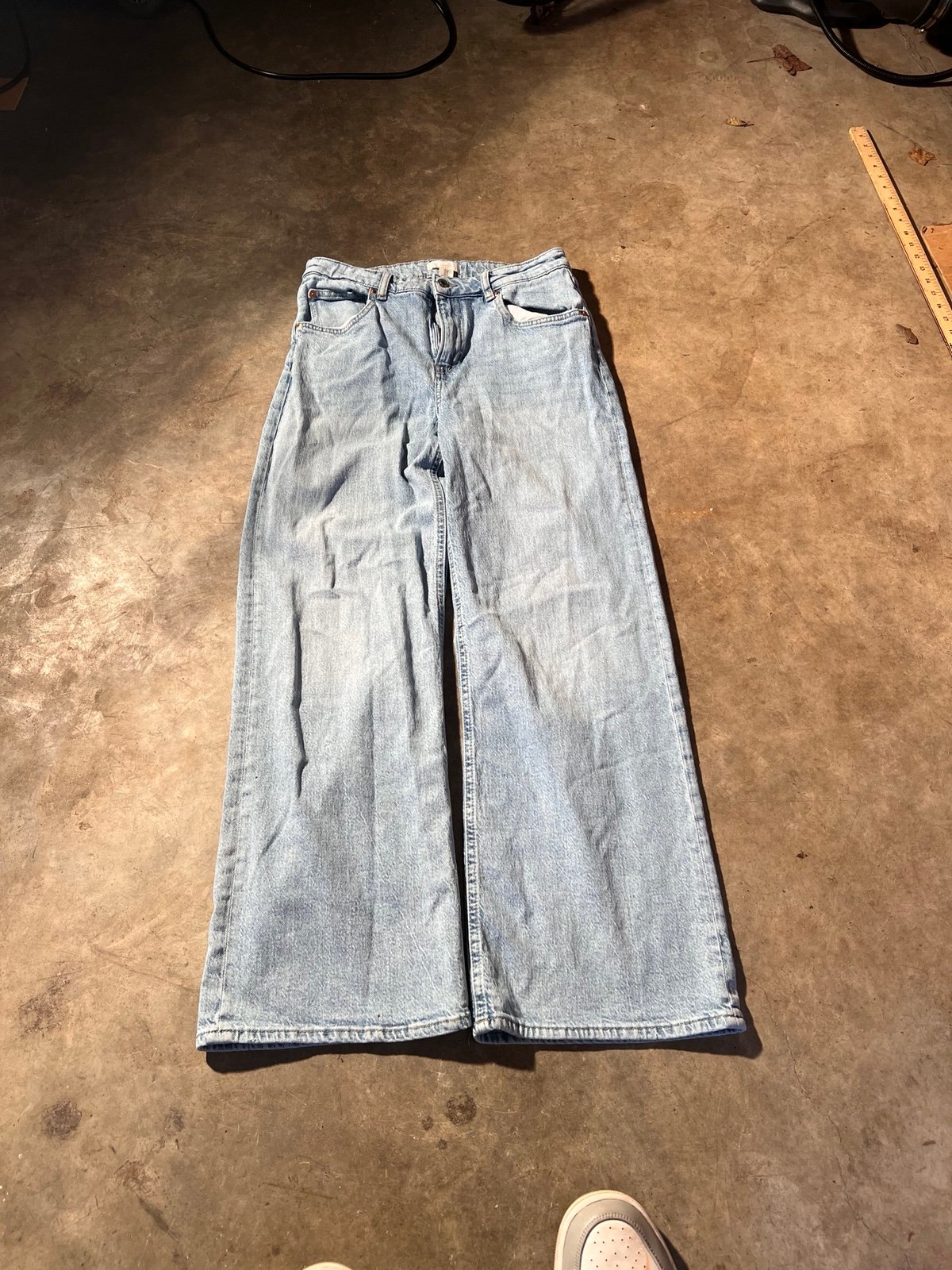 Straight legged baggy h&m jeans
