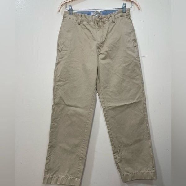 L.L Bean Men's Natural Fit Chino Pants in Khaki Size 30Wx30 ins