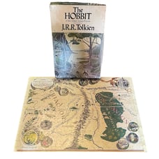 VTG 1966 The Hobbit Two Sided 500+ Piece Jigsaw Puzzle J.R.R. Tolkien COMPLETE