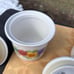 Vintage Jay Imports Summer Bush Corningware Corelle Coordinating Canisters