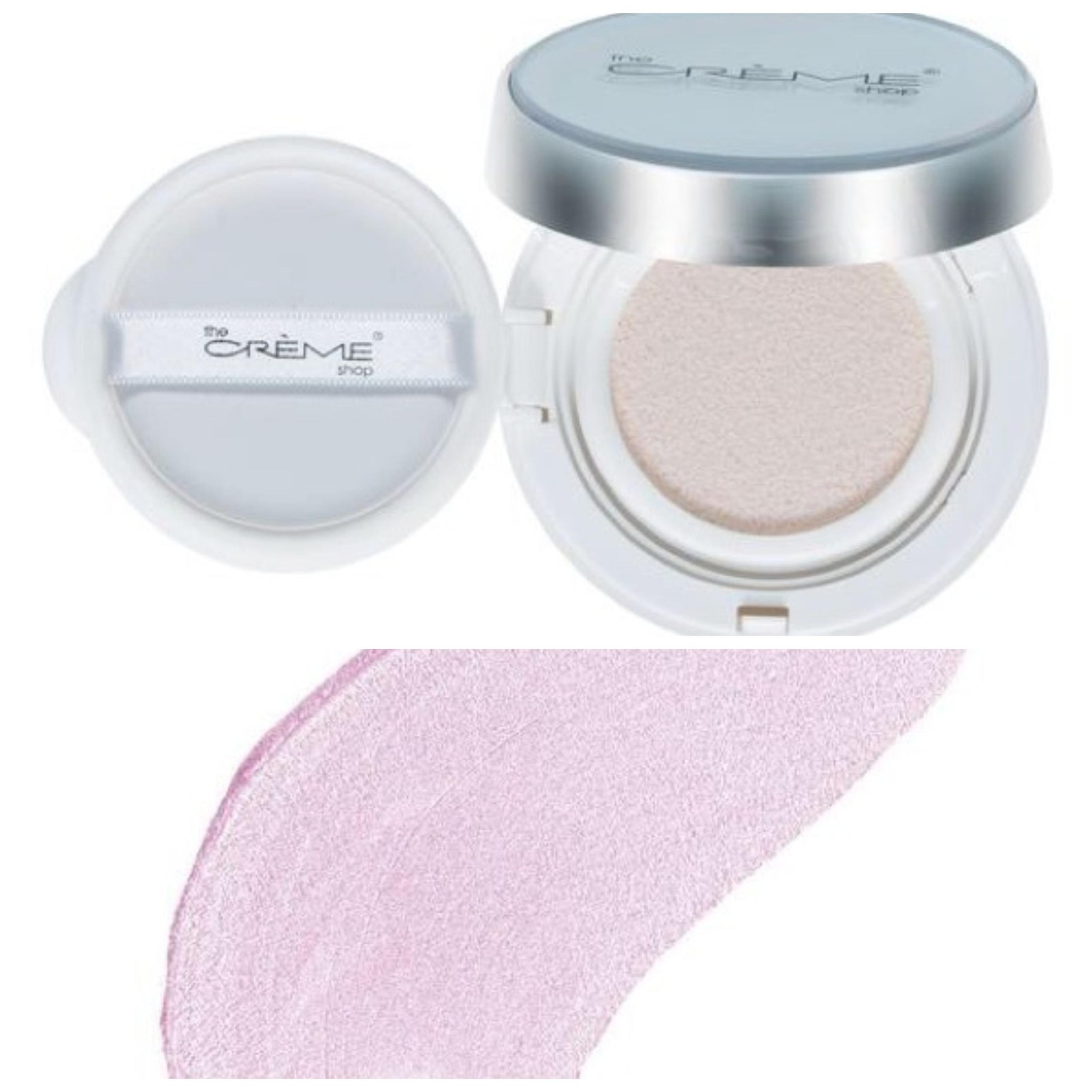 The Creme Shop Ready Set Glow Cushion Highlighter Pink Glow Face Makeup NEW