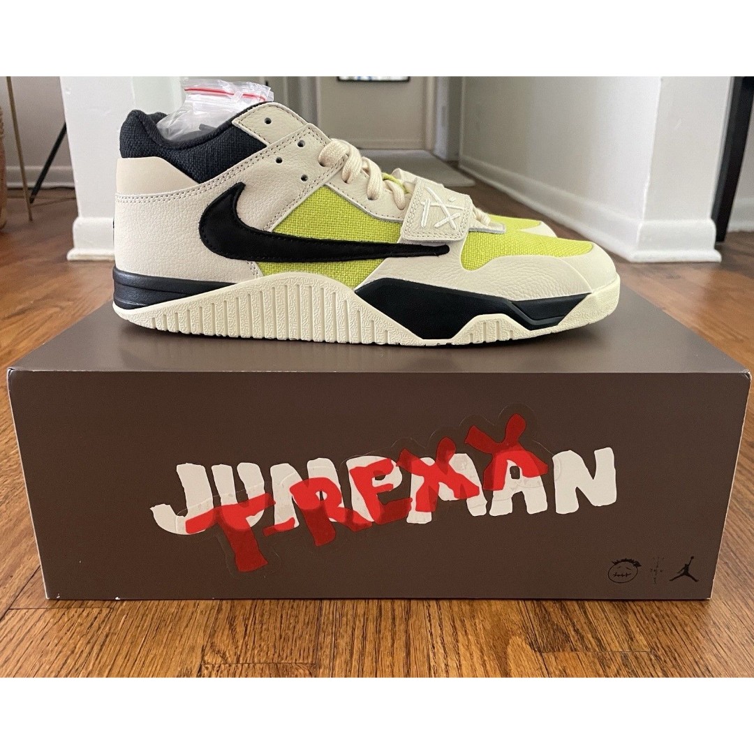 Travis Scott x Jordan Jumpman Jack TR Bright Cactus T-Rexx, FZ8117-102, Size 11