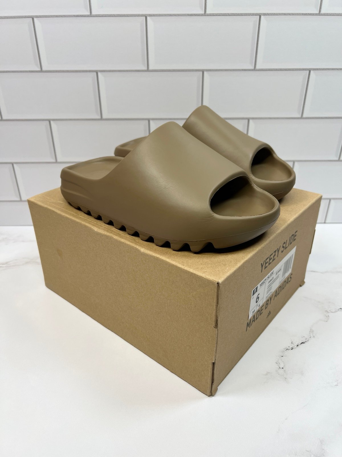 Adidas Yeezy Boost Brown Slides Slide Slippers