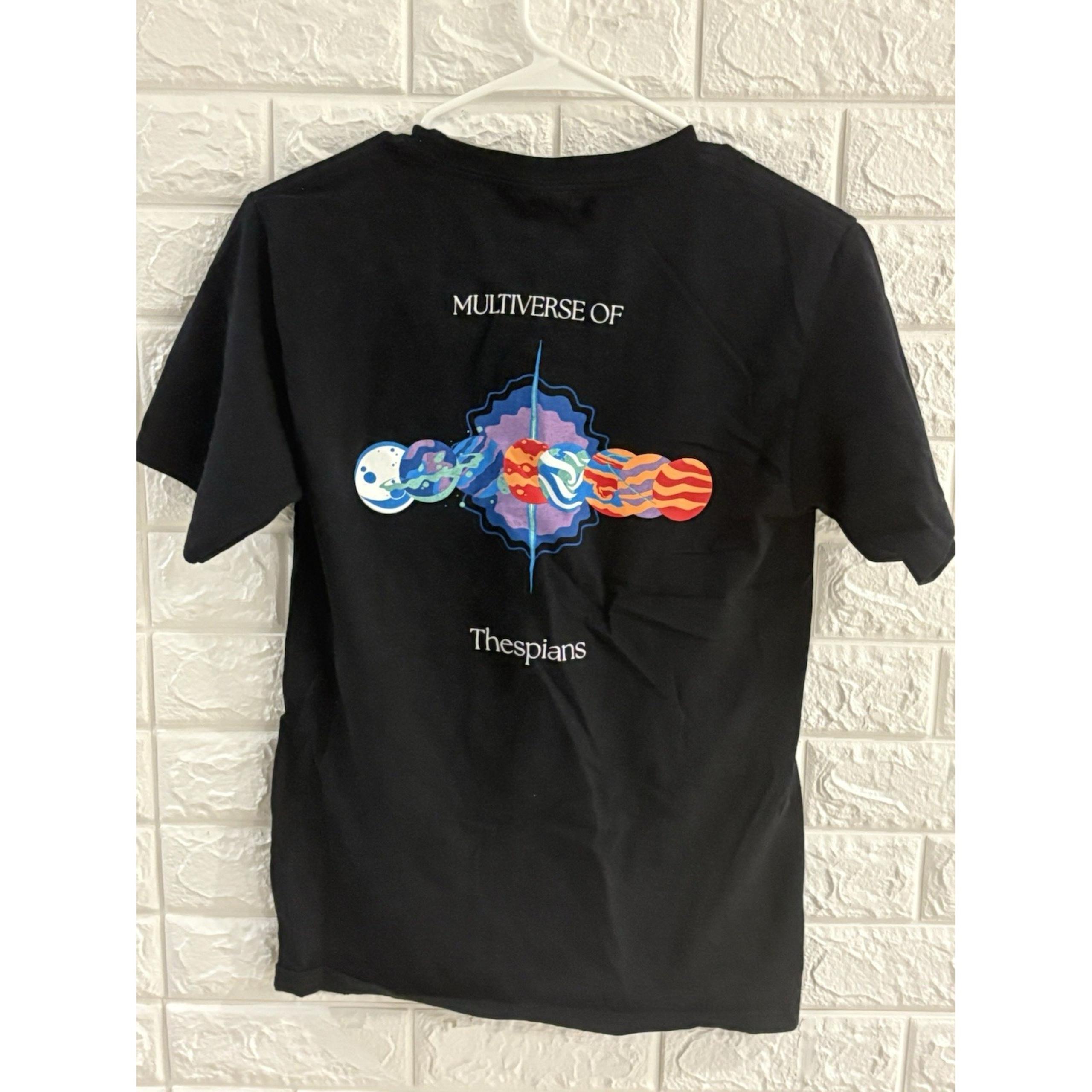 DISTRICT THESPIANS FESTIVAL 2022 MENS SHIRT SIZE SMALL BLACK SHORT SLEEVE