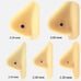 2.50mm Natural Blue Sapphire 20GA 7MM 14K Solid Gold Round Solitaire