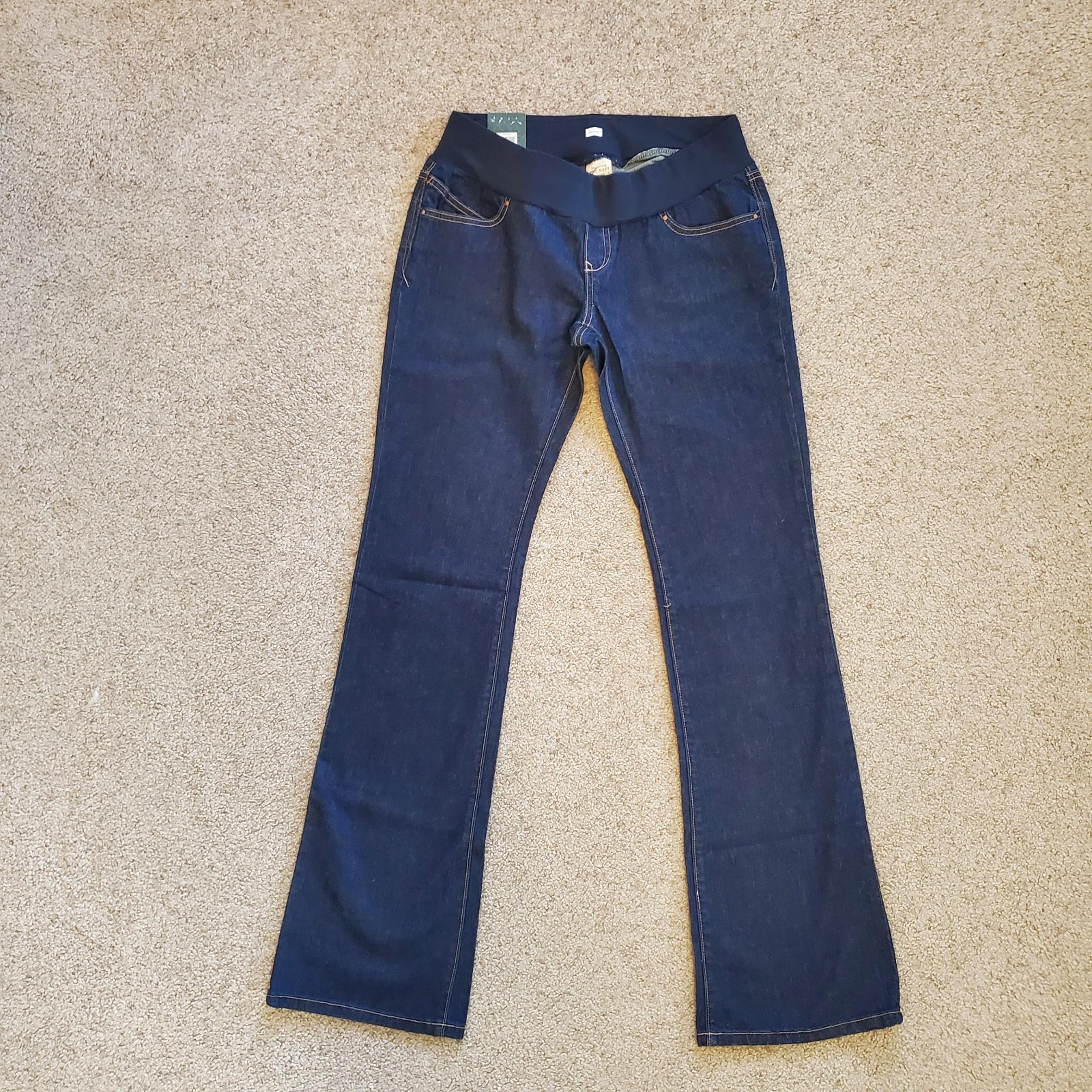 NEW Old Navy Maternity Bootcut Jeans 6 Long