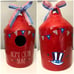 Painted Rae Dunn Inspired HOME OF THE BRAVE Birdhouse- Read Description!!