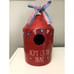 Painted Rae Dunn Inspired HOME OF THE BRAVE Birdhouse- Read Description!!