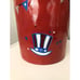 Painted Rae Dunn Inspired HOME OF THE BRAVE Birdhouse- Read Description!!
