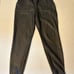 SPANX women’s Faux Leather jogger Black pull on style W/front pockets Sz-L G18