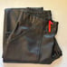 SPANX women’s Faux Leather jogger Black pull on style W/front pockets Sz-L G18