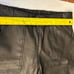 SPANX women’s Faux Leather jogger Black pull on style W/front pockets Sz-L G18
