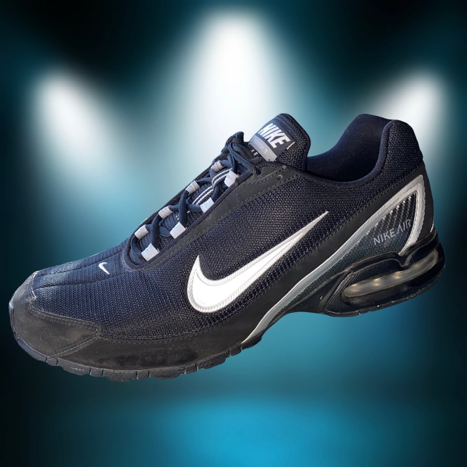 NIKE Air Max Torch 3 Black/White Men’s Running Shoes | Size 15 US | EUC