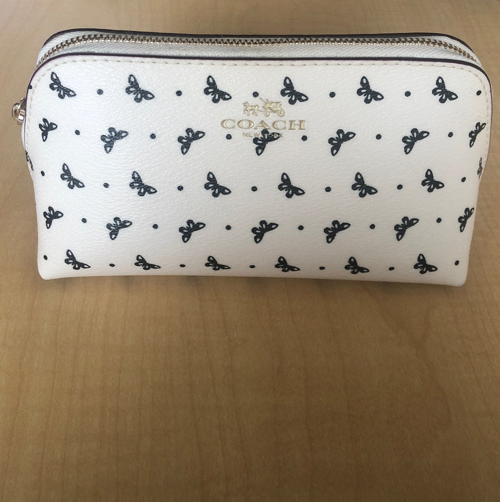 Coach makeup bag