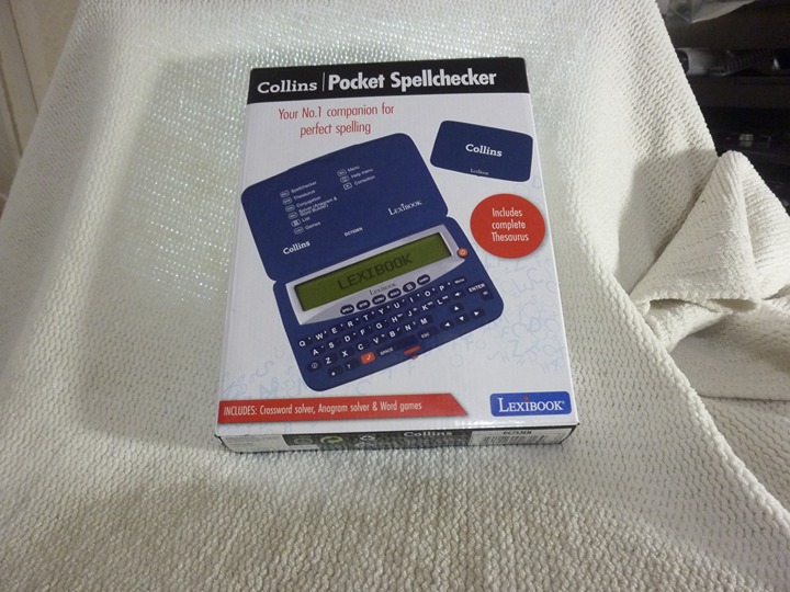 Collins Pocket SpellChecker DC753EN Lexibook Crossword Anagram World Games New