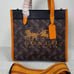 coach bag Tote 22 With Horse And Carriage Print And Carriage Badge