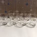7 Bar Shot Glasses MCM Gold/Black Circle