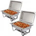 2 Packs 9 Quart Stainless Chafer Buffet