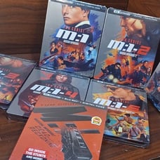 Mission: Impossible 7-Movie Steelbooks (4K+Blu-ray-No Digital)-Free Shipping!