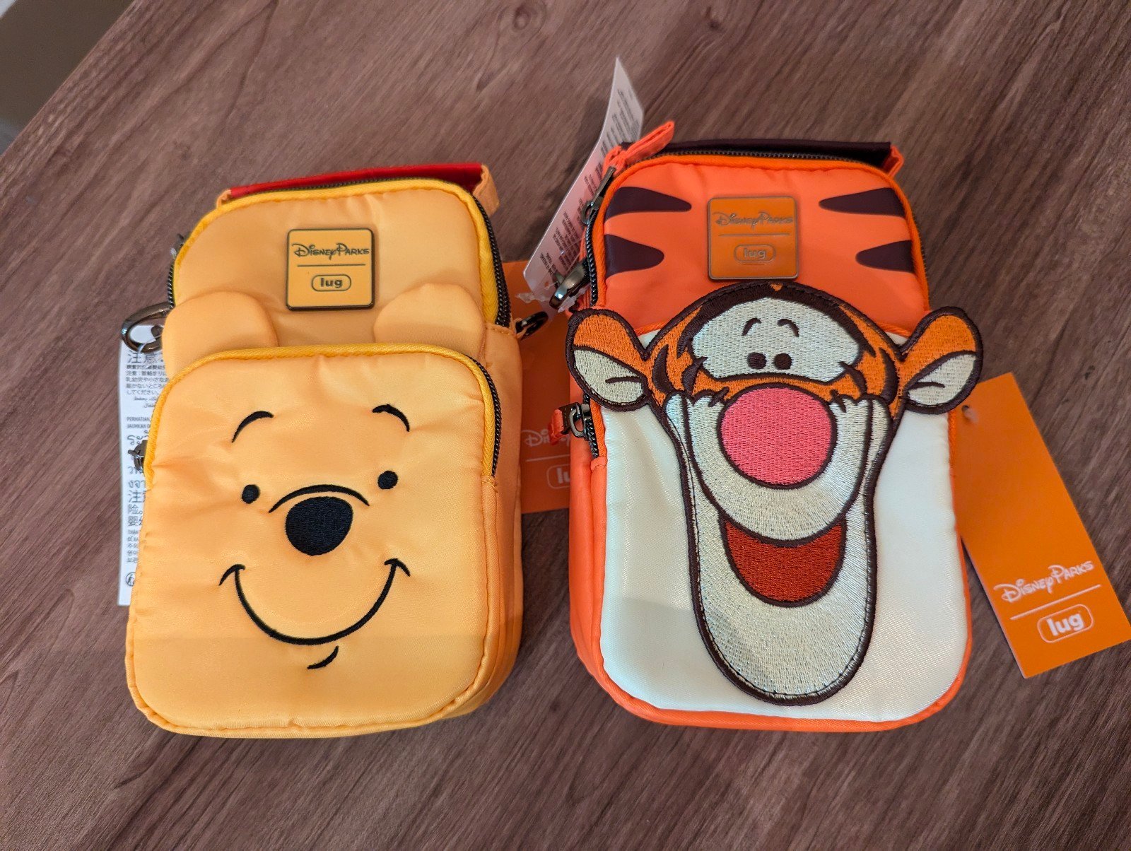 DisneyParks Pooh & Tigger Lug Skeeter Crossbody Bags NEW