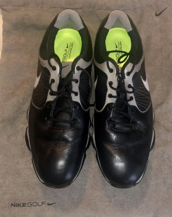 Nike Lunarlon Mens Golf Shoes Size 9