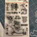 Simon Says Stamp Stamptember Trimming the Tree colab set with Picket Fence