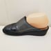Finn Comfort Clogs AUSSEE Monk Strap Leather Mules 39D 8 8.5 Black Gray