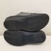Finn Comfort Clogs AUSSEE Monk Strap Leather Mules 39D 8 8.5 Black Gray