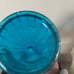Vintage 1960’s Empoli-Kingfisher Blue- Genie Bottle flame Glass Decanter 18”