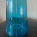 Vintage 1960’s Empoli-Kingfisher Blue- Genie Bottle flame Glass Decanter 18”